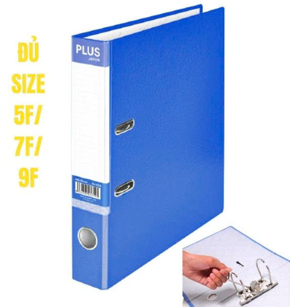 Bìa còng Plus A4 1 mặt si 5cm 7cm 9cm Bìa còng Plus A4 1 mặt si 5cm 7cm 9cm